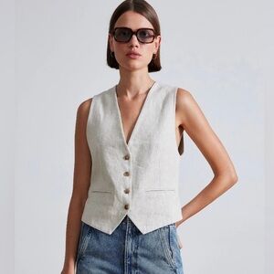 Apiece Apart • Cecilia Vest in Flax